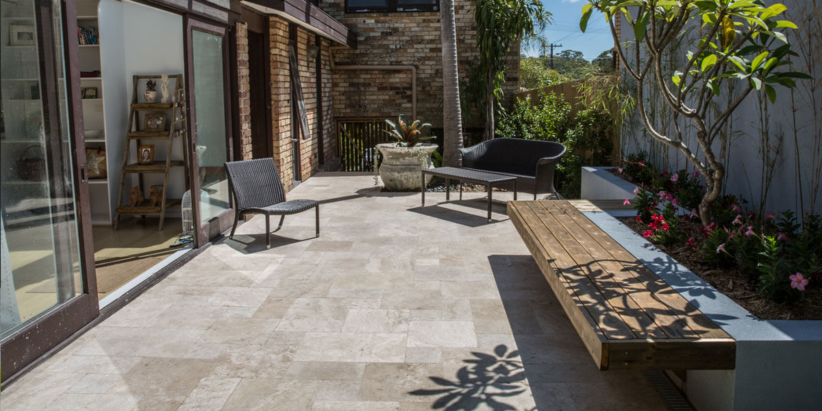 Cinnamon Travertine pavers