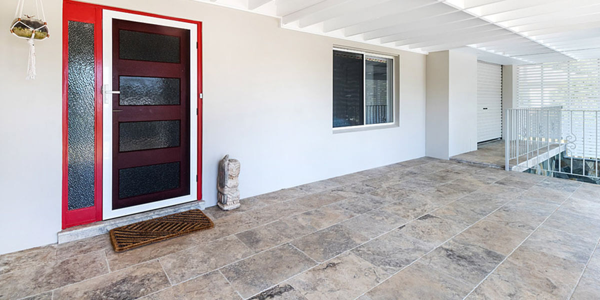 Silver Travertine Pavers armstone